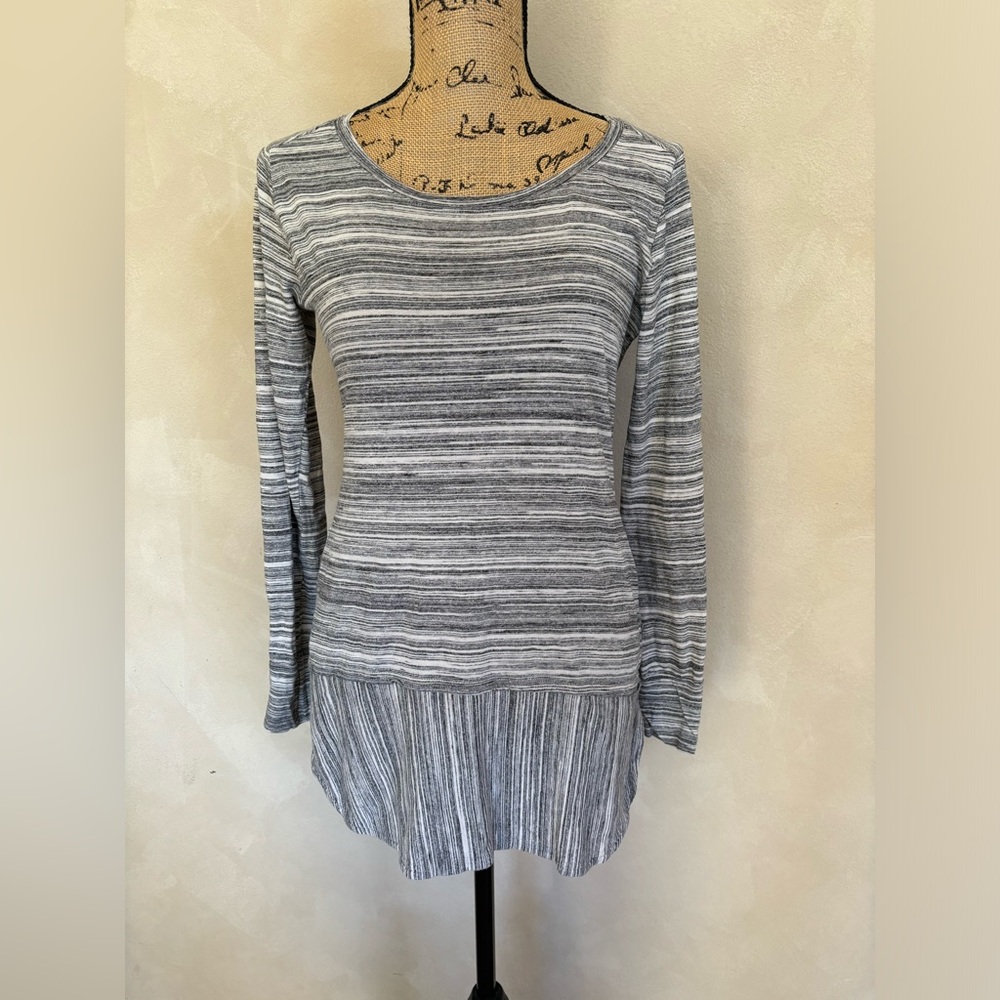 Toad & Co striped long sleeve tunic